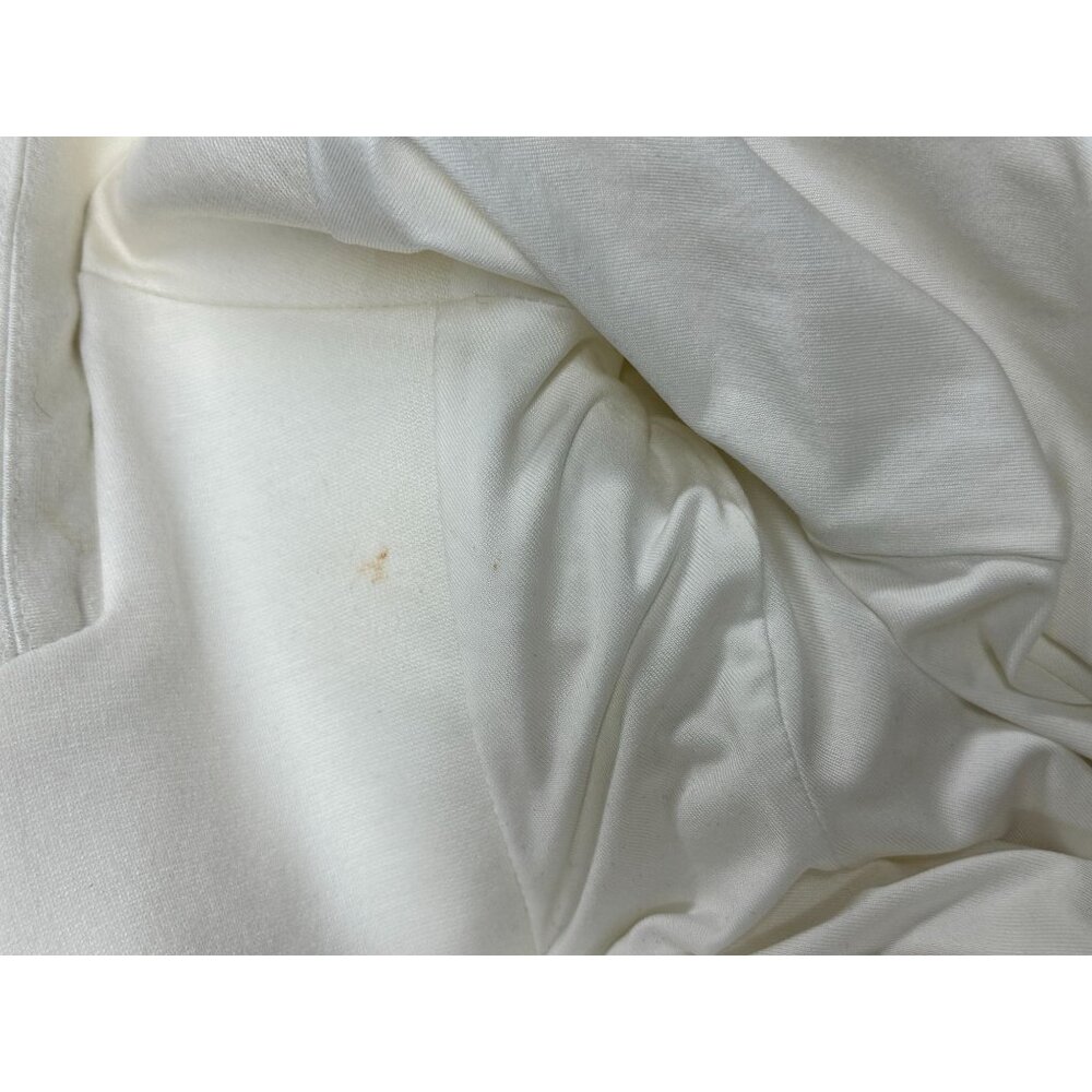 DG2 Diane Gilman Blazer Womens 1X White Zip Pocket Knit Open‎ Front Jacket - Picture 7 of 13